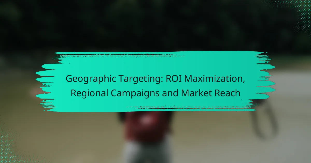 Geographic Targeting: ROI Maximization, Regional Campaigns and Market Reach
